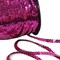 6mm x 100 Yards Fuchsia Flat Metallic Cord Strung Sequin Trim